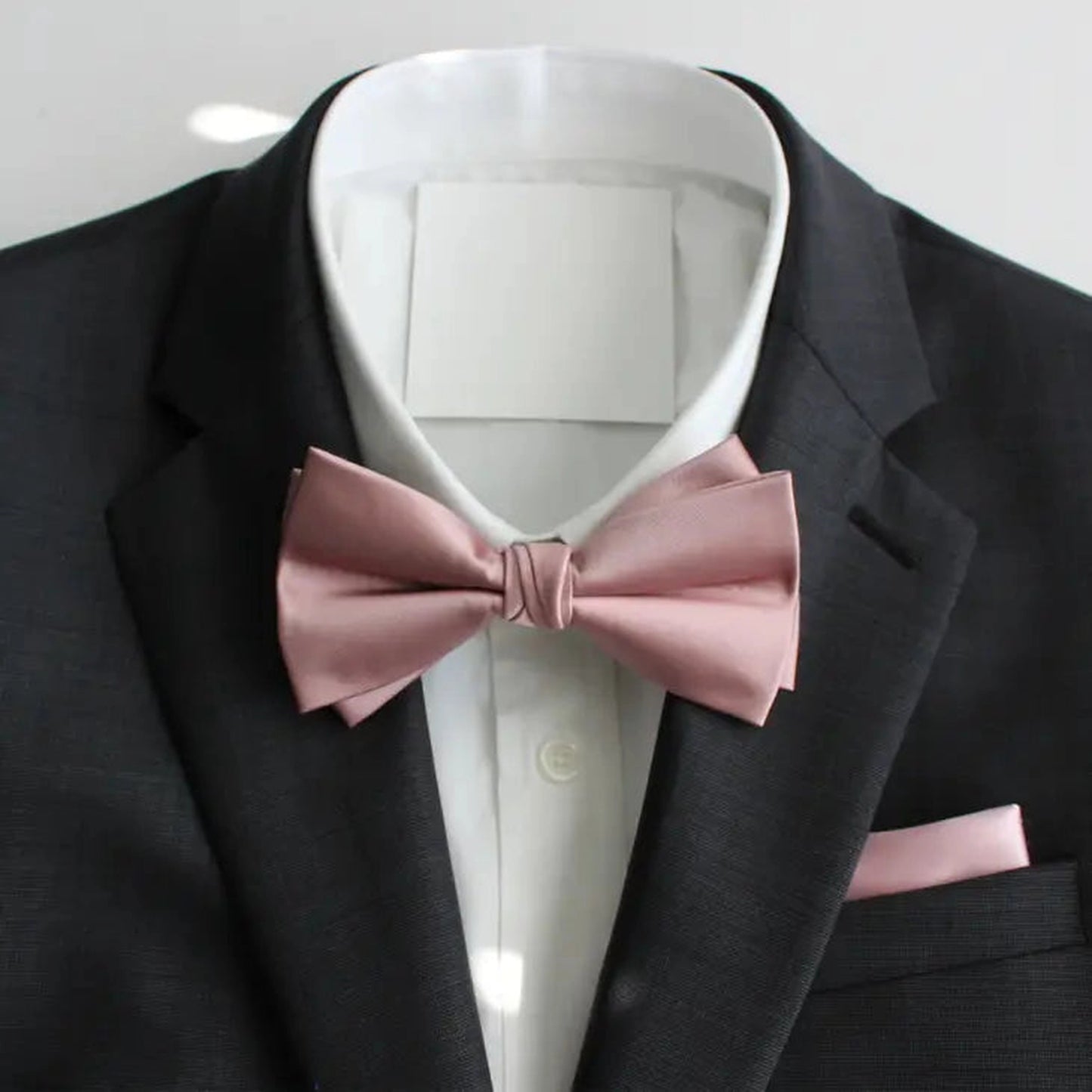 Double Satin Bow Tie