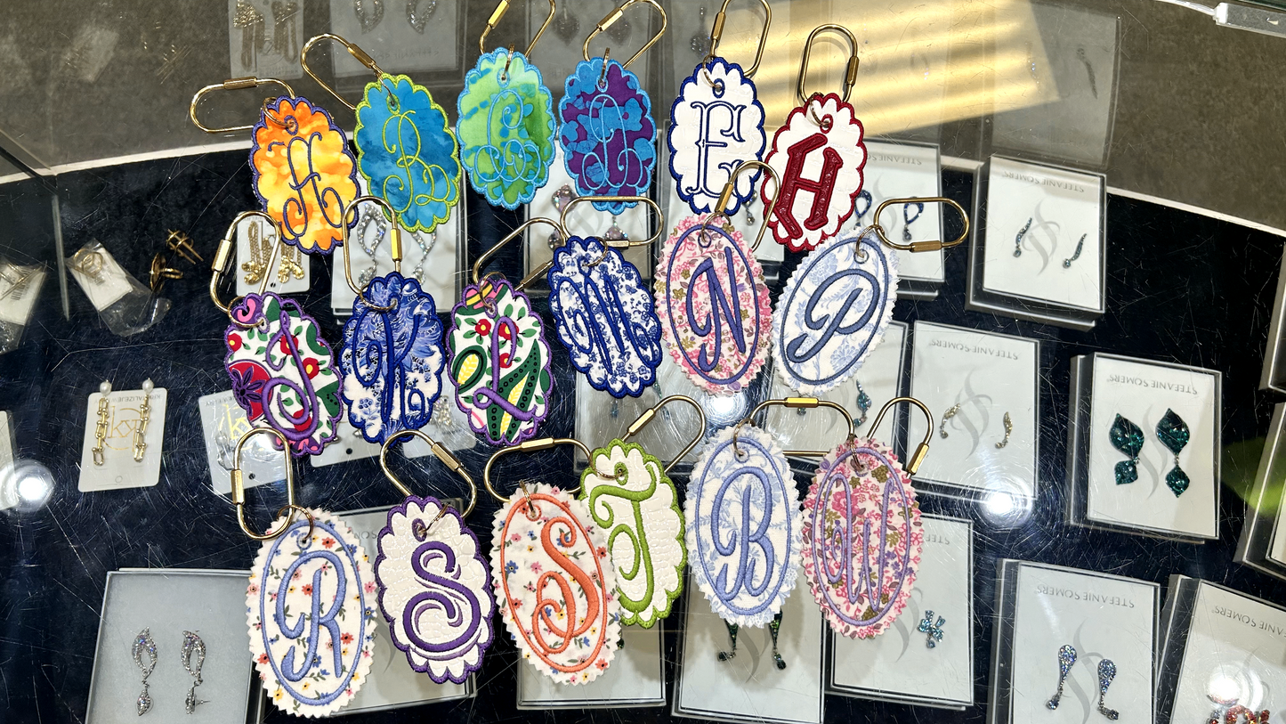 Sally's Monogram Bag Charms