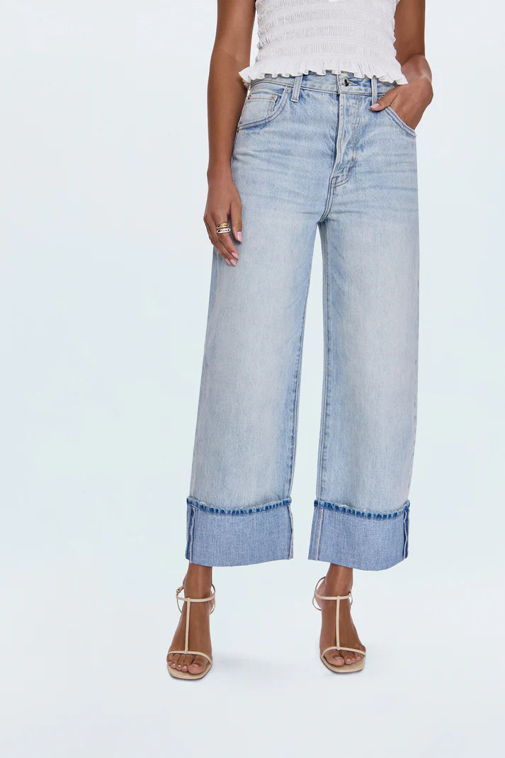 Ryder High Ride Cuffed Straight Leg Jean