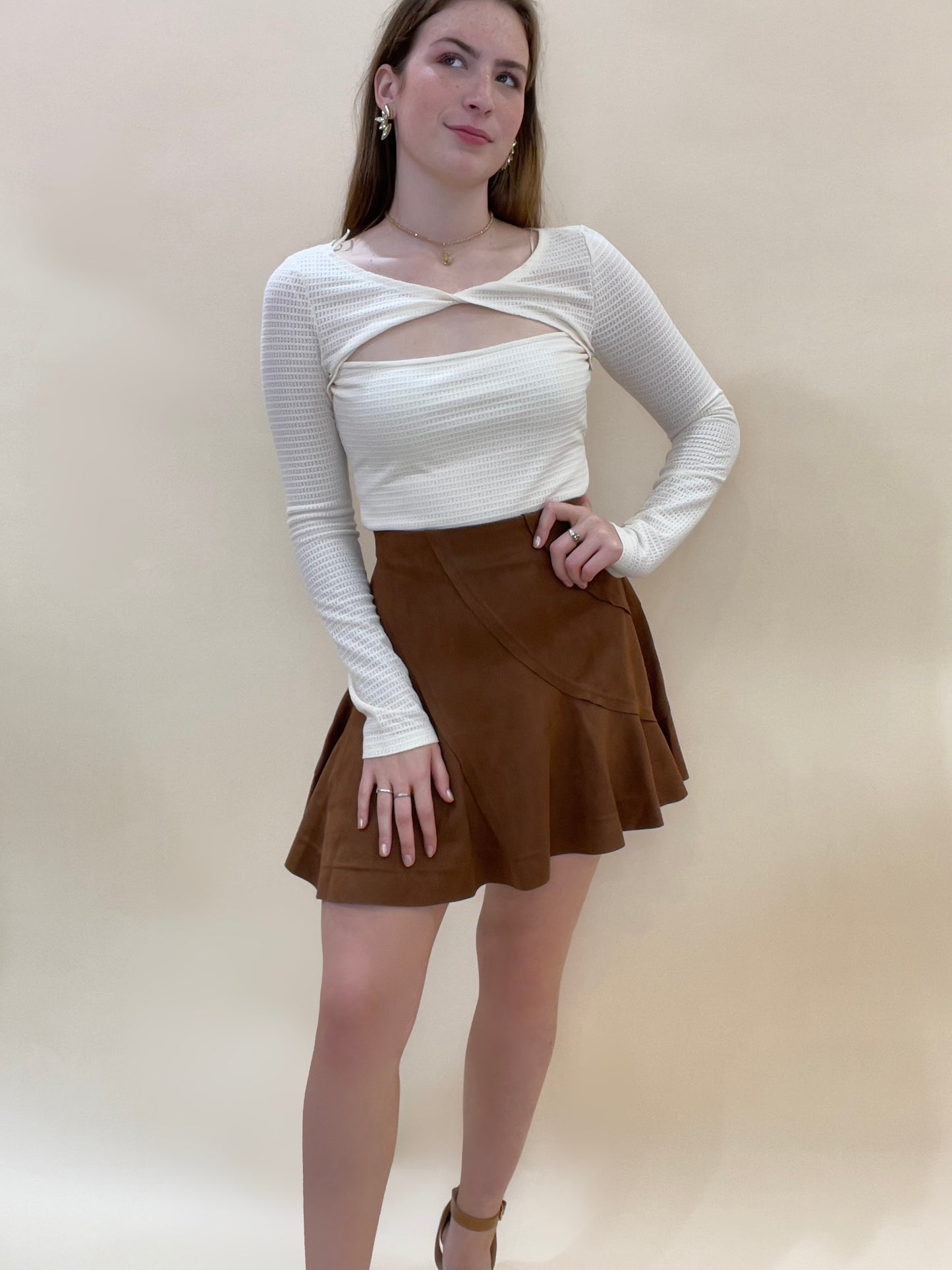 Lean On Me Mini Skirt
