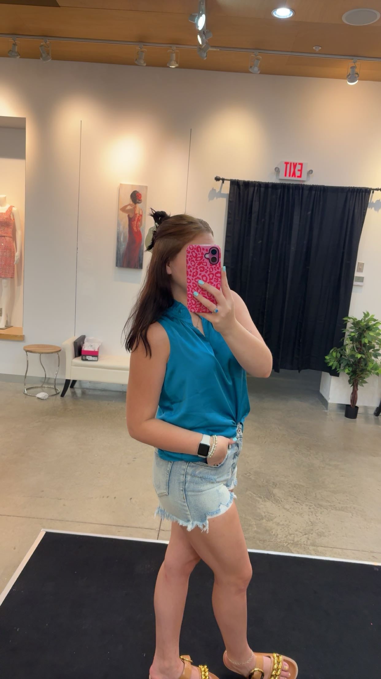 Ruffles Neck Shell