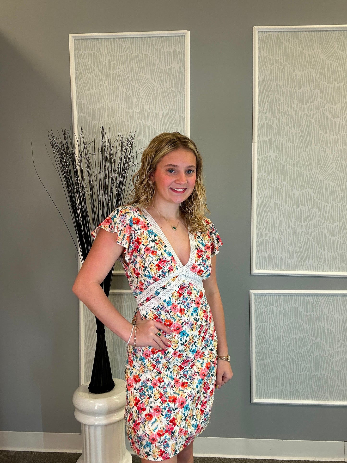 Cove V Neck Dress