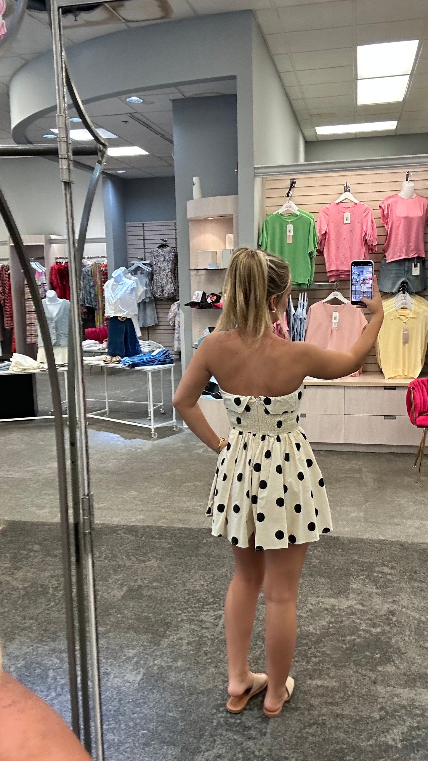 Pop the Bubbly Romper- Cream