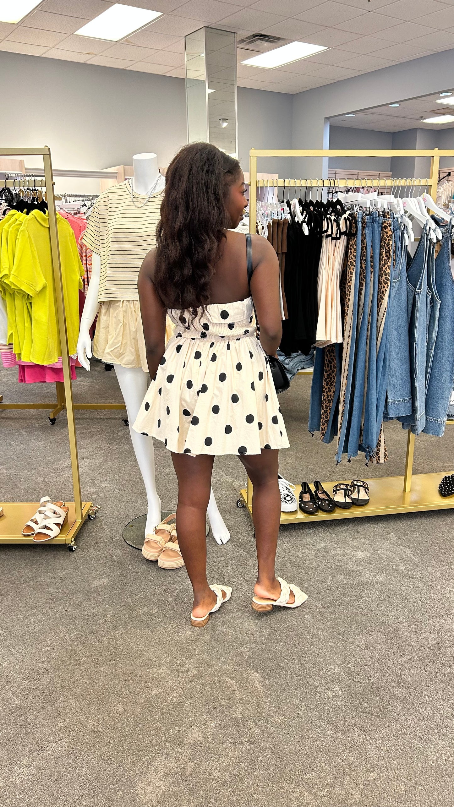 Pop the Bubbly Romper- Cream