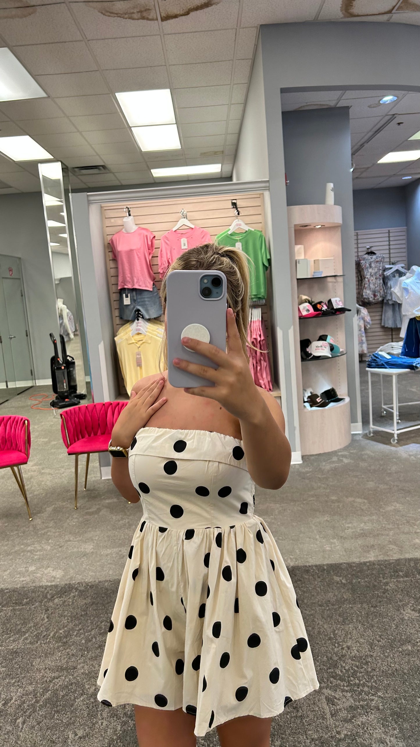 Pop the Bubbly Romper- Cream
