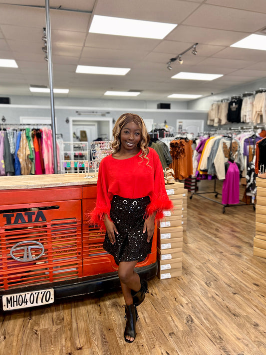 Feeling Holly-Jolly Skirt