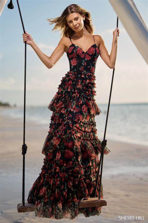 chinese dress ladies Sherri Hill 55578 Dress