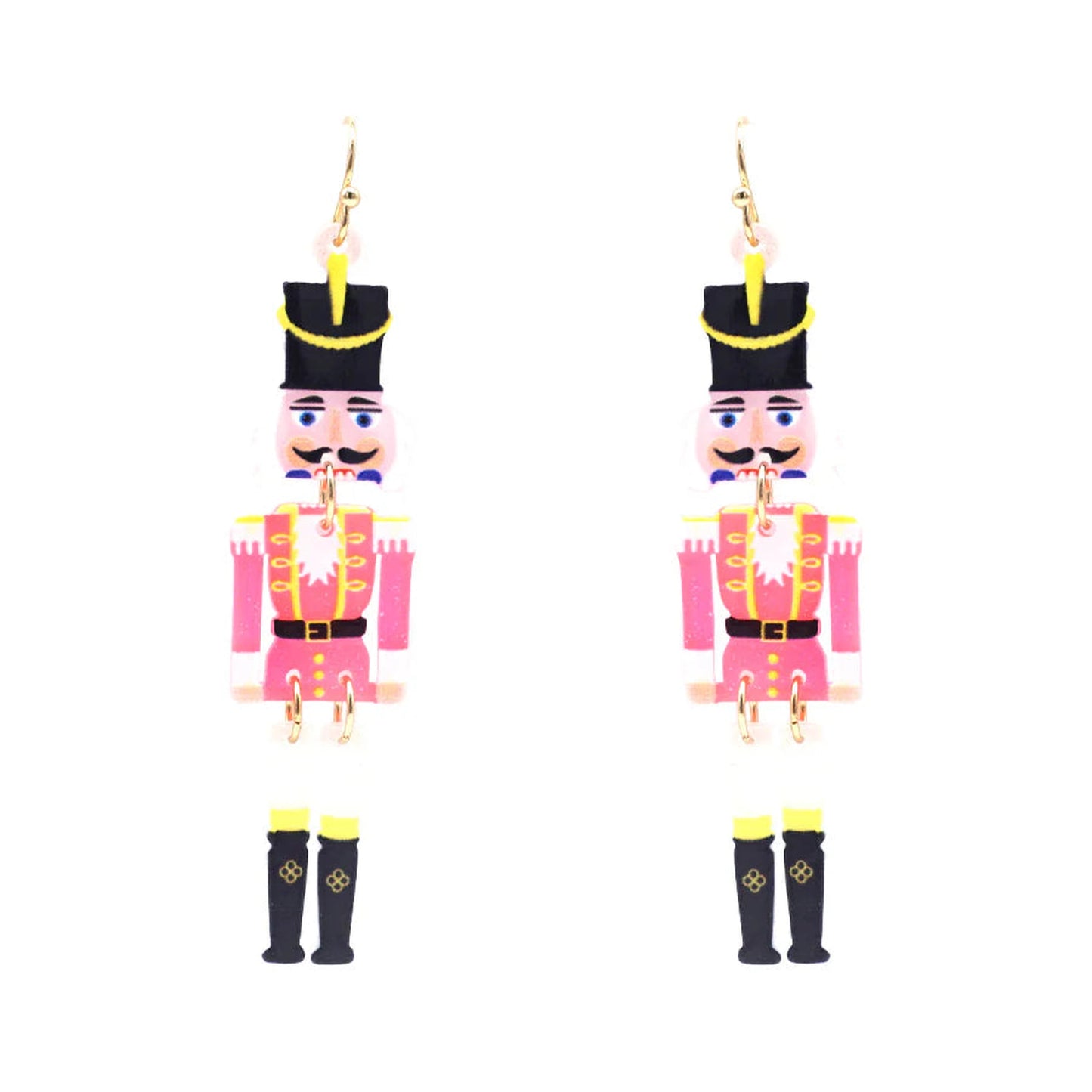 Pink Nutcrackers Earrings