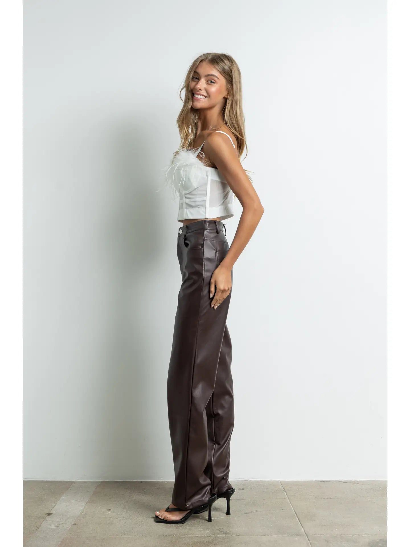 Feathered Elegance Top