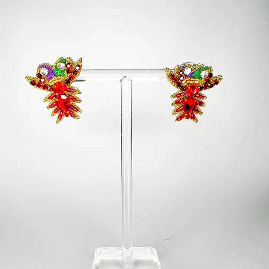 Mardi Gras Crawfish Studs