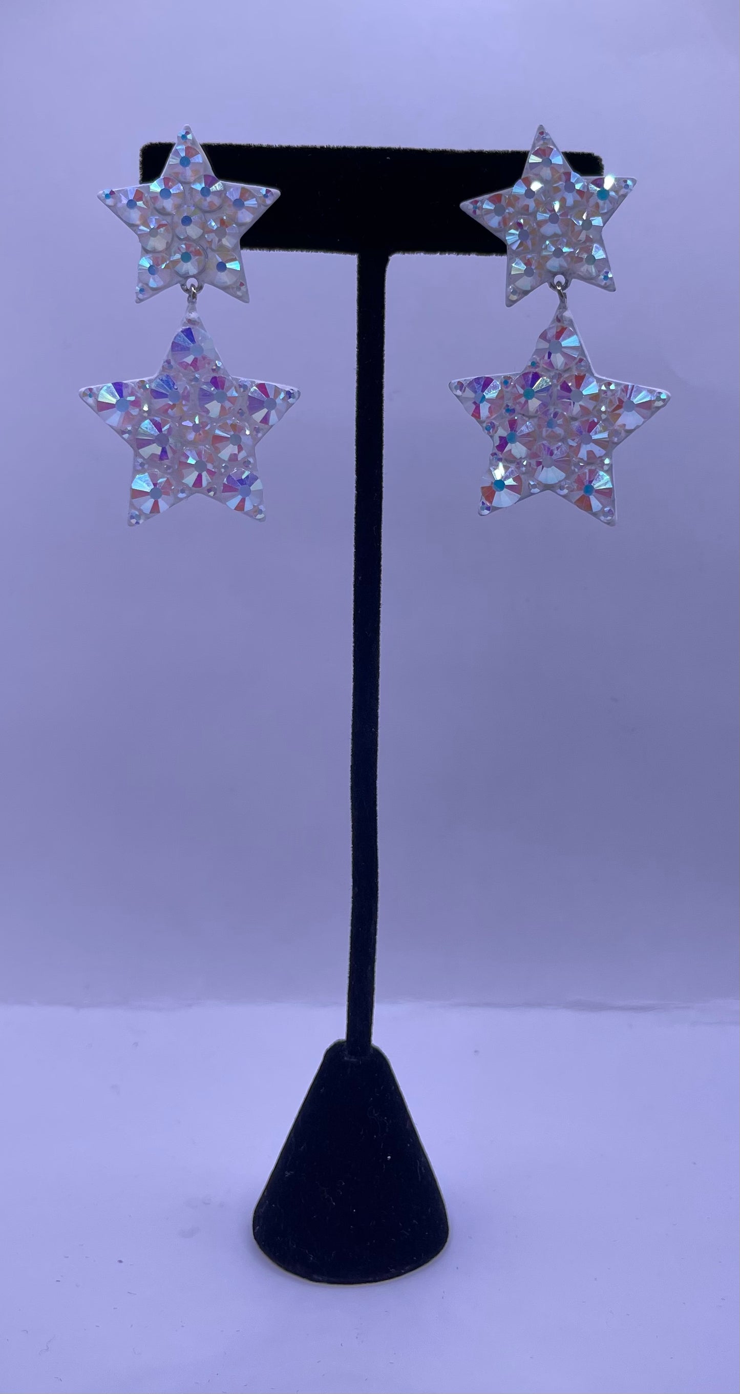 Double Star Earrings