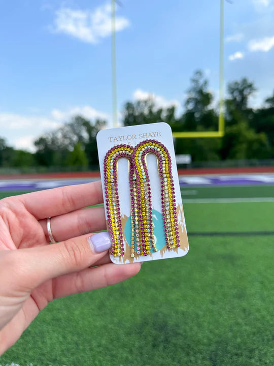 Taylor Shaye Rhinestone Chain Drops