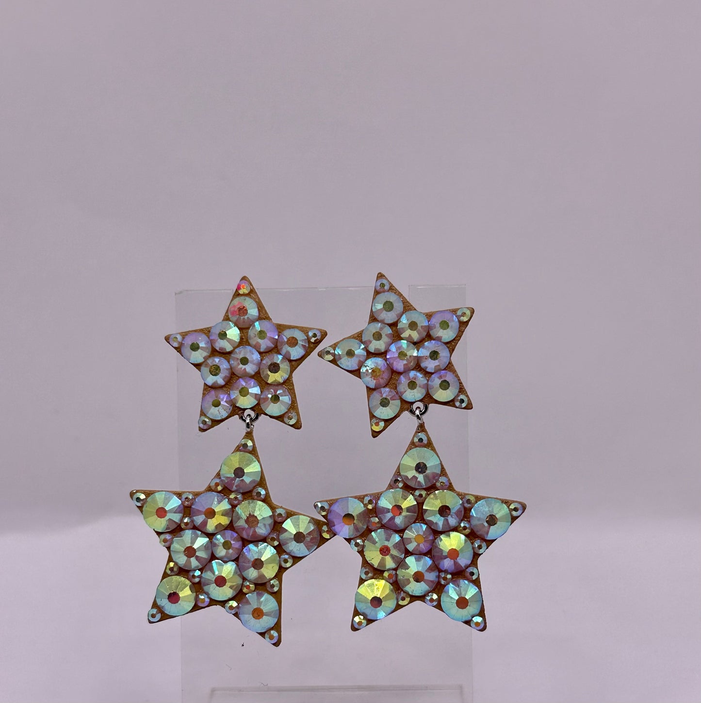 Double Star Earrings