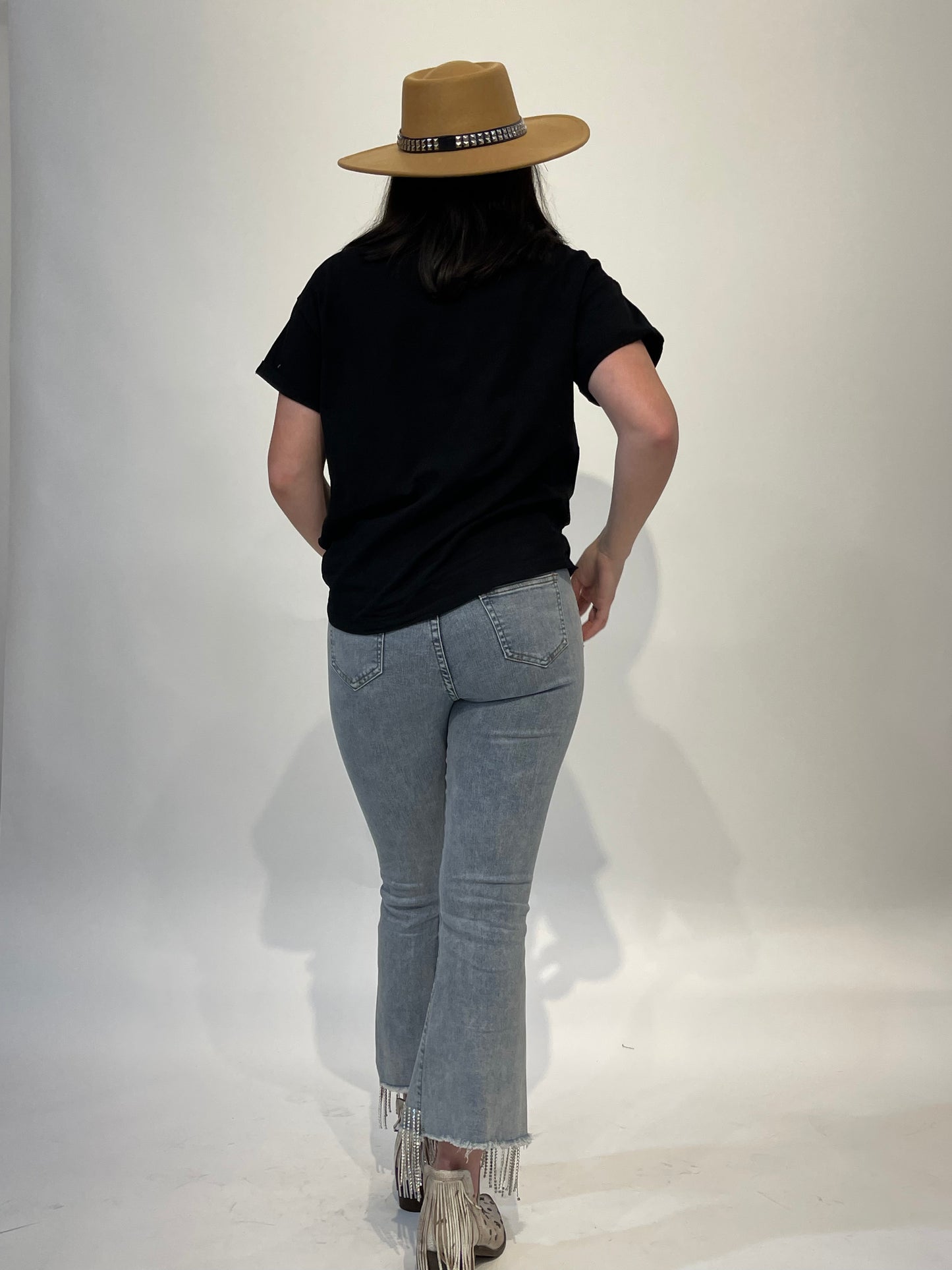 Rhinestone Daydream Pants, Denim