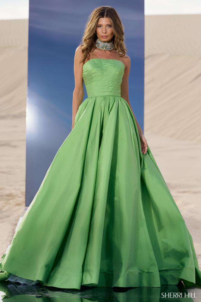 slim fit dress slacks Sherri Hill 55568