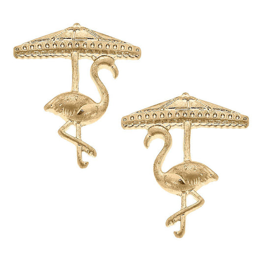 Isabel Flamingo Stud Earrings