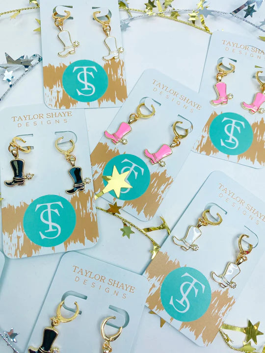 Boot Huggie Earrings