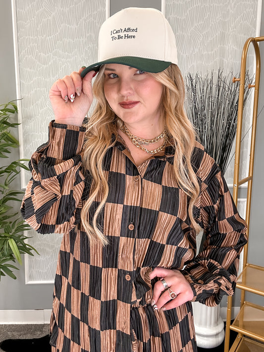 I Can't Afford To Be Here Hat