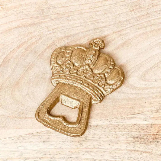 Crown Bottle Opener in Gold