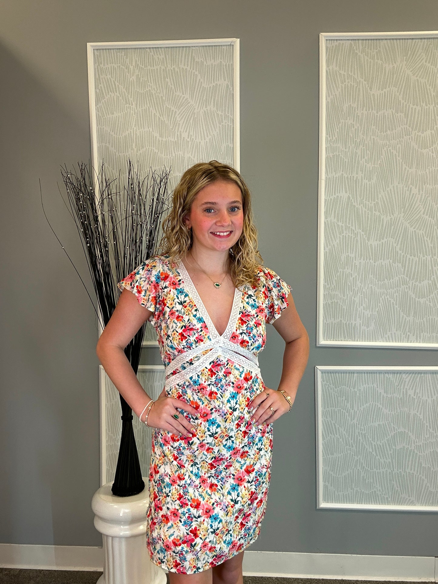 Cove V Neck Dress