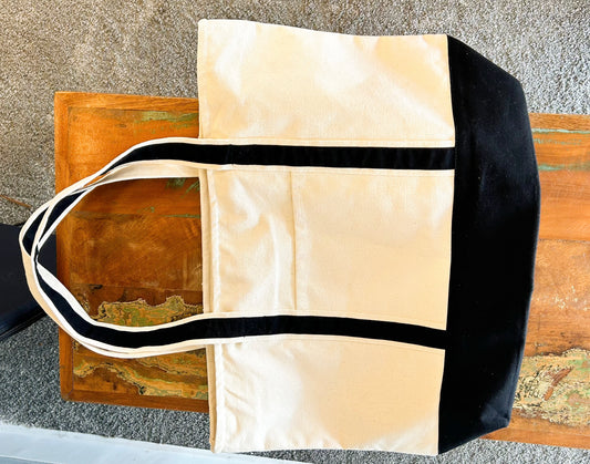 Gowns, Crowns, & Bling Canvas Boat Bag