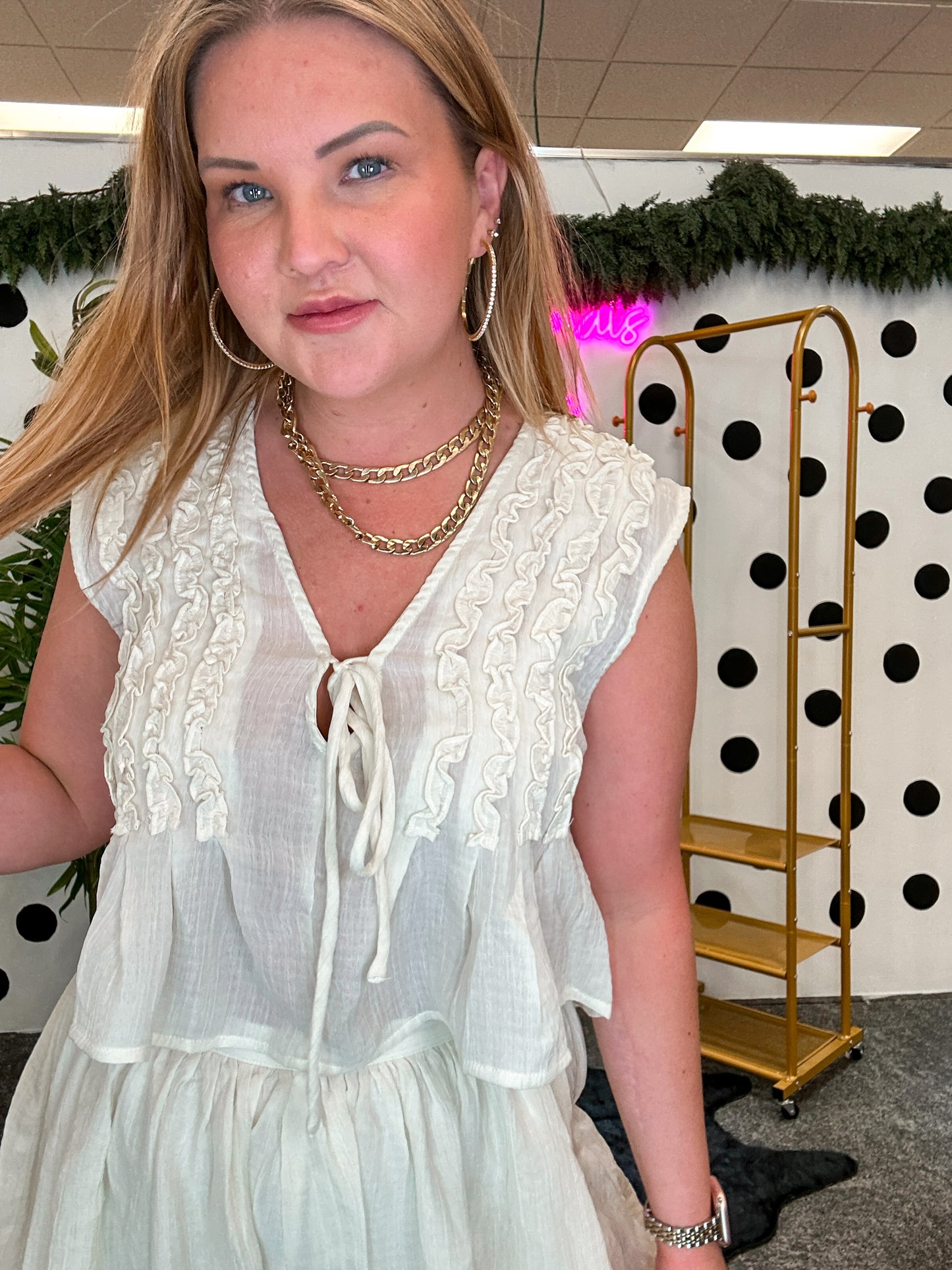 Daydreamer Ruffle Top