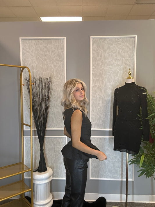 Birdie Top- Black