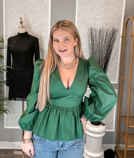 Grace Top- Green