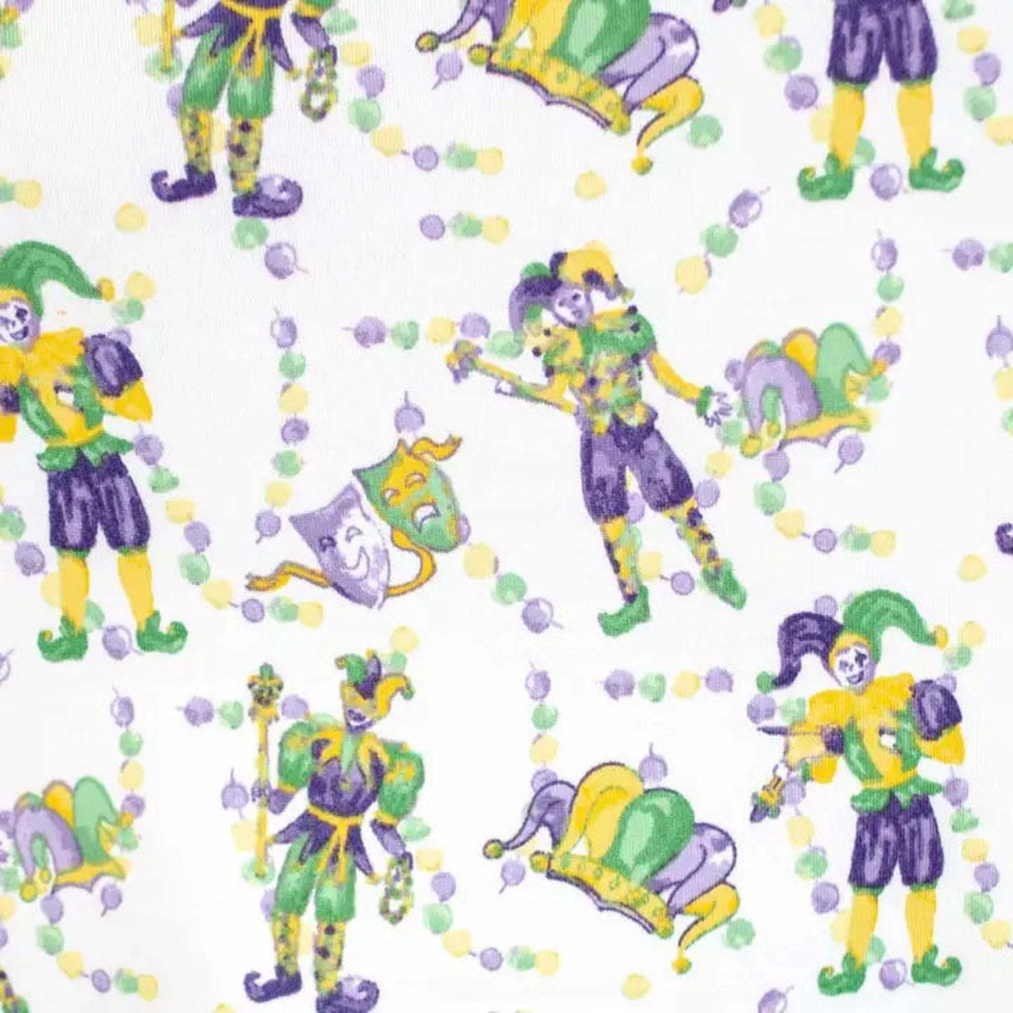 Kid's Mardi Jester Long Sleeve Pajamas