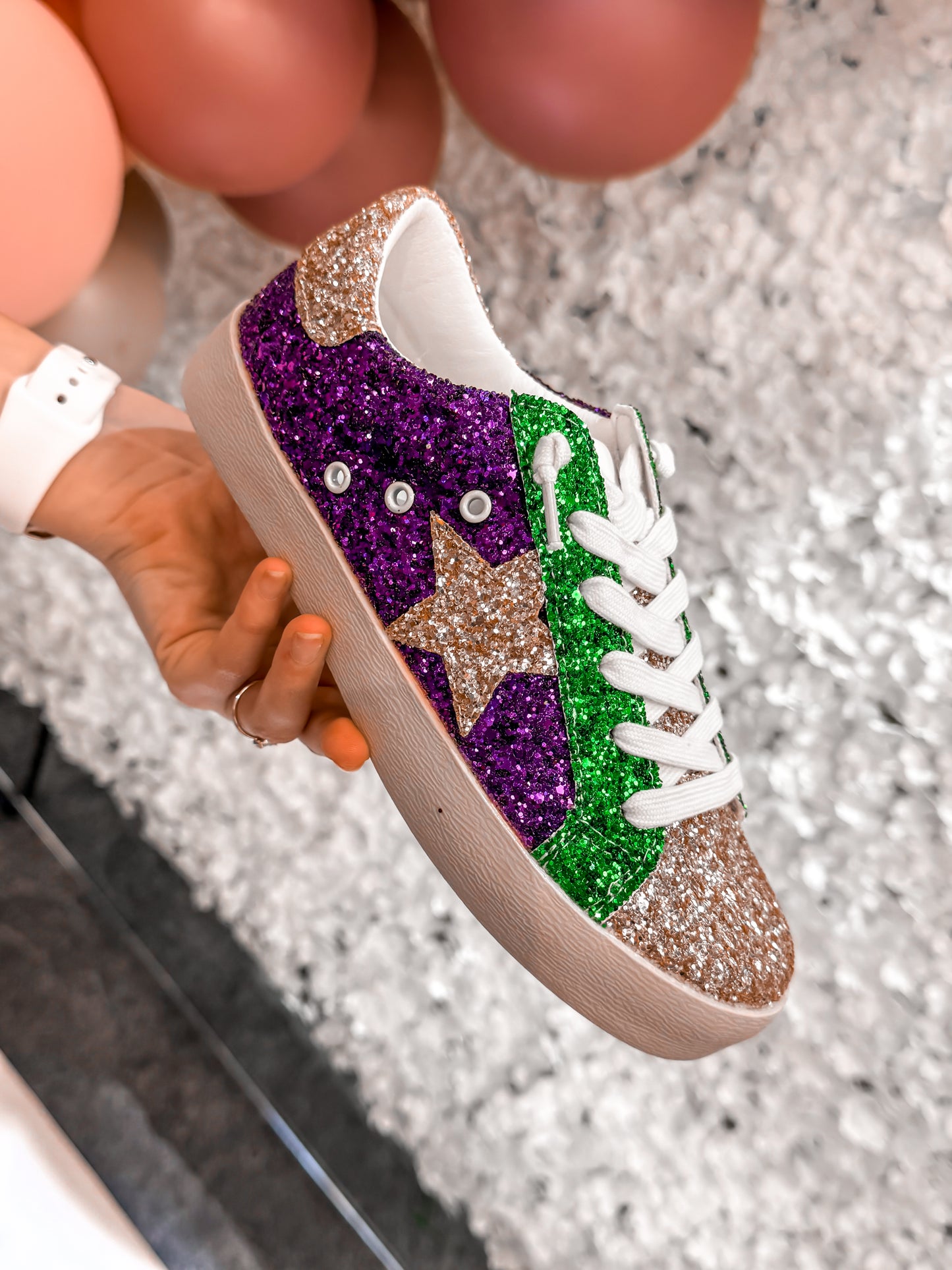 Mardi Gras Sneakers