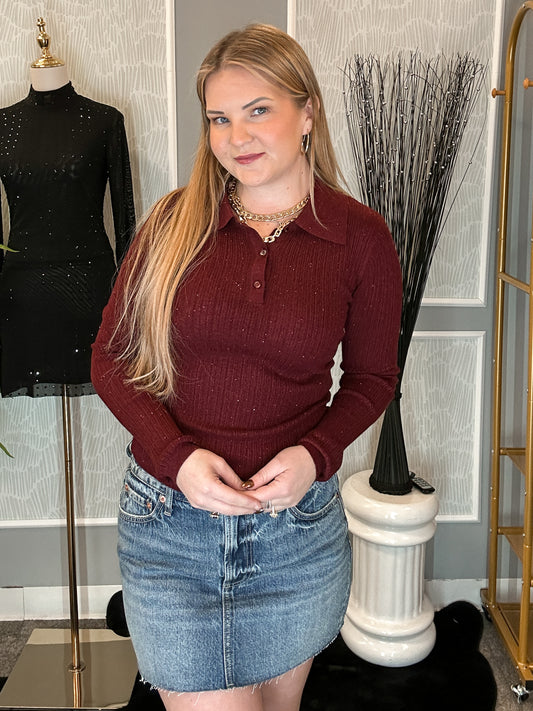 Chartreaux Sweater – Red