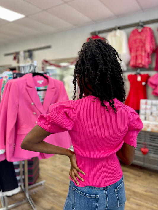 Magenta Knits Carlene Cardigan Top