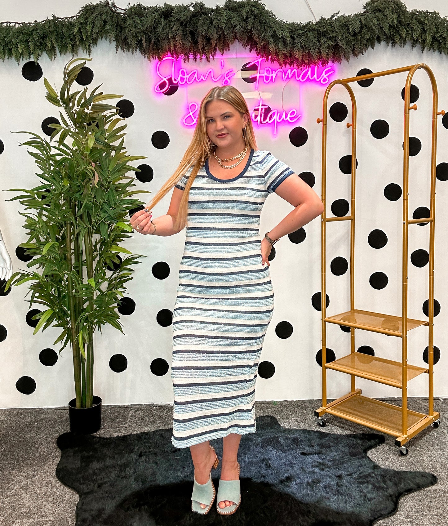 Beach Stripped Dress