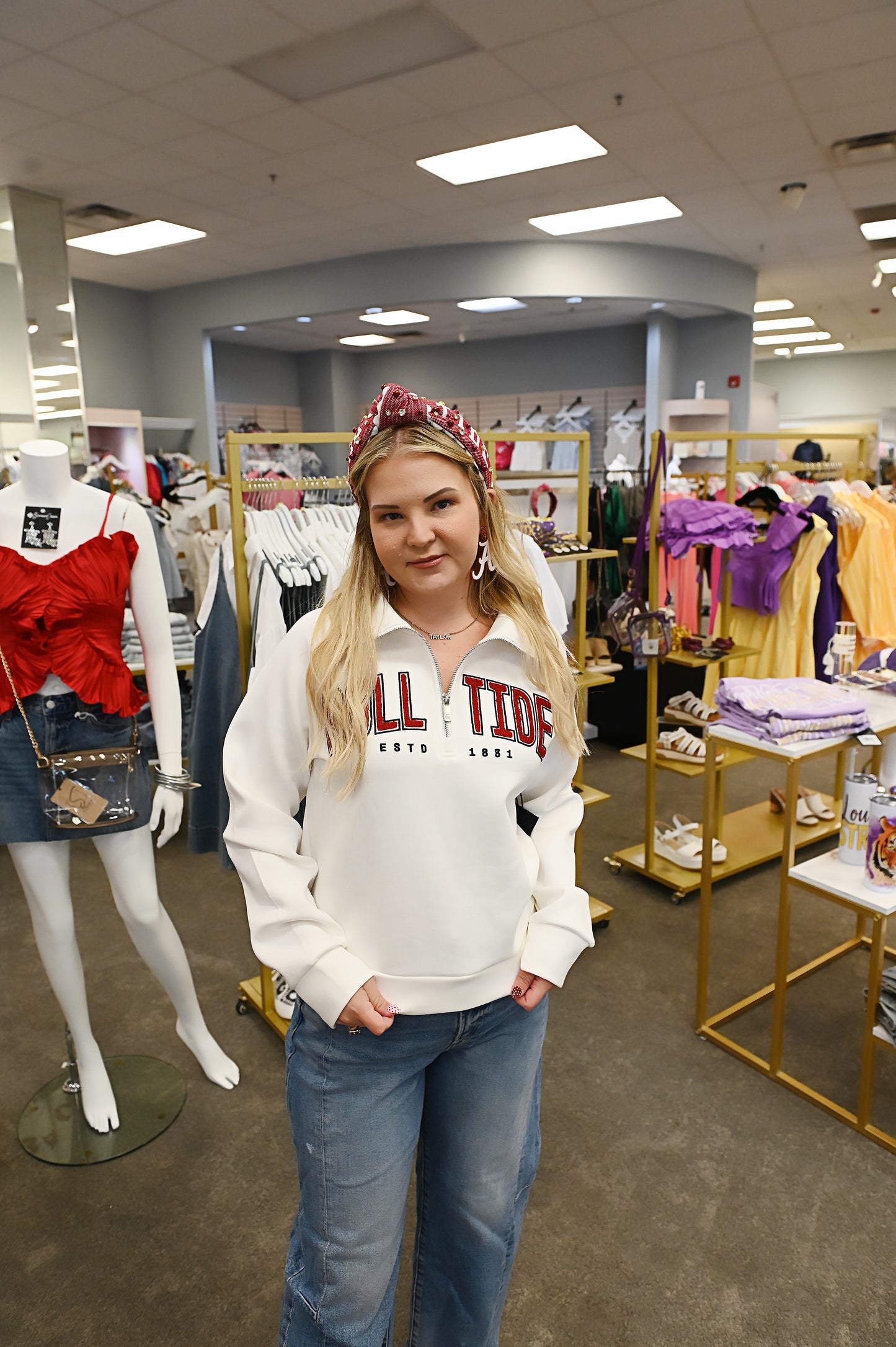 Alabama Sears Split Quarter Zip