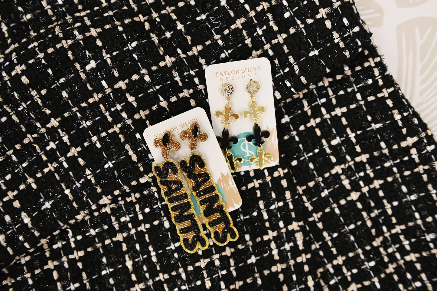 Cassandra Top – Black Tweed