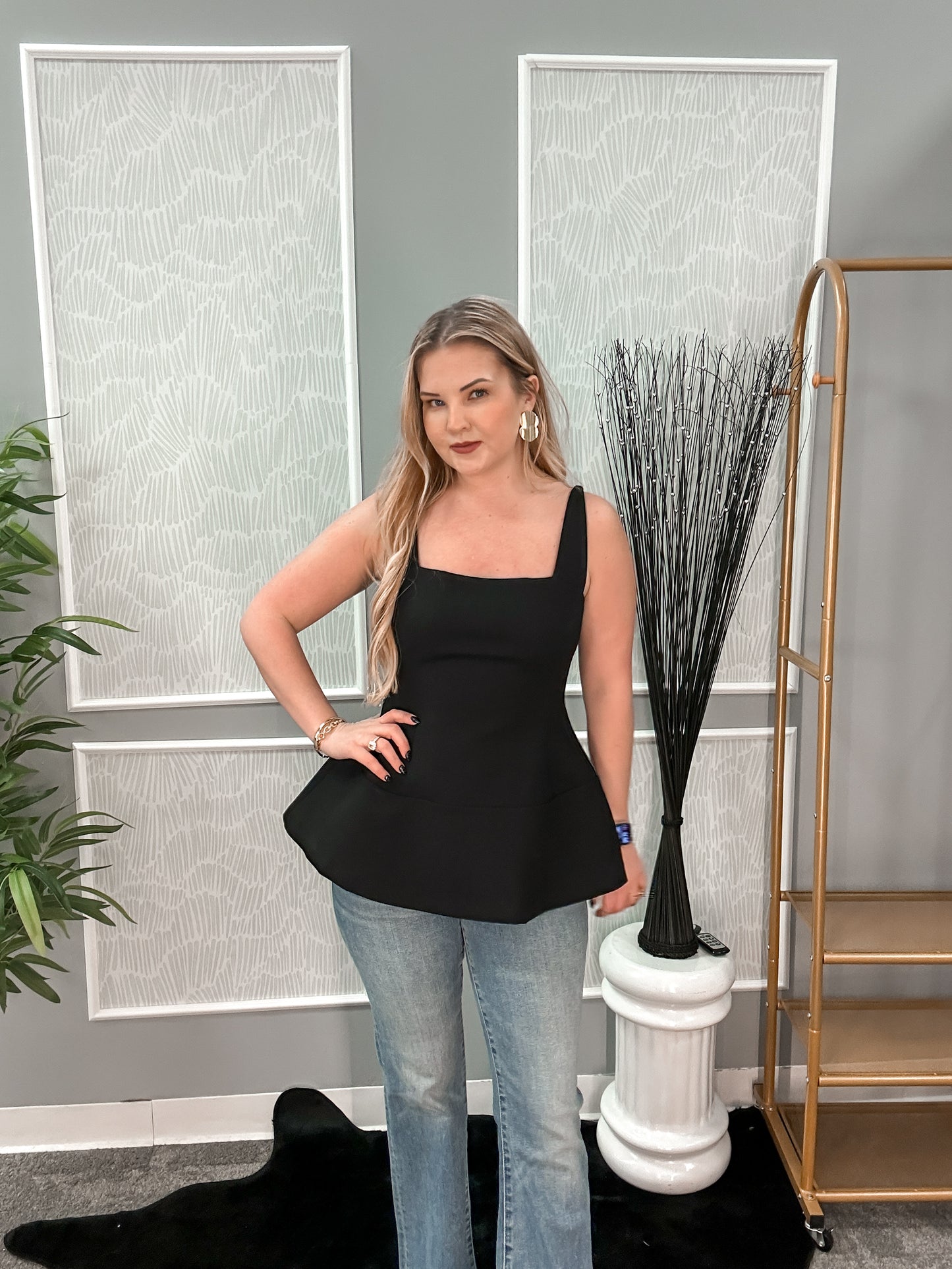 Mirabelle Tank – Black
