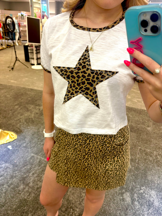 Wild Intentions Skort- Animal