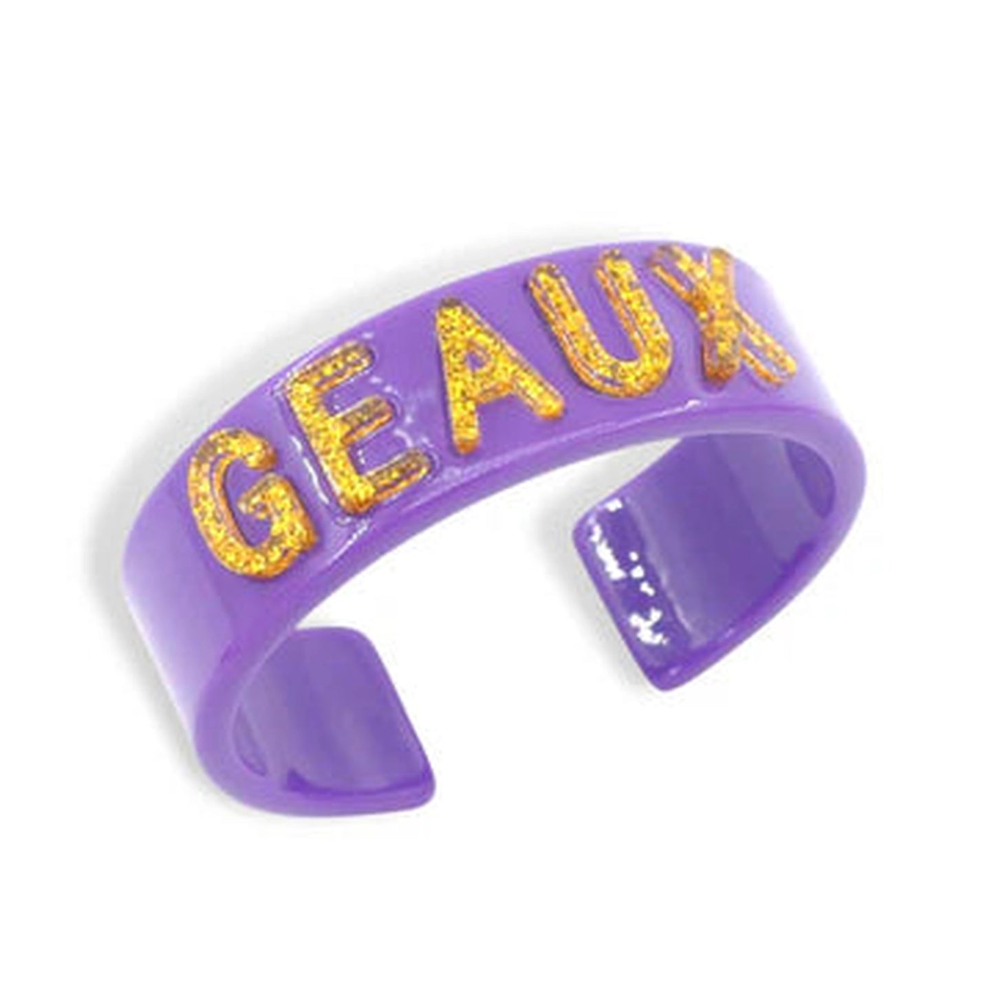 LSU Purple GEAUX Cuff