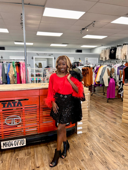 Feeling Holly-Jolly Skirt