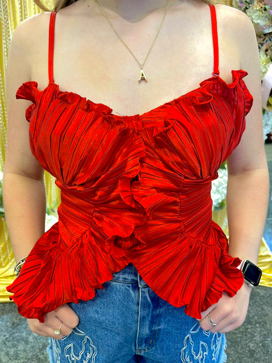 Velinda Ruffled Top