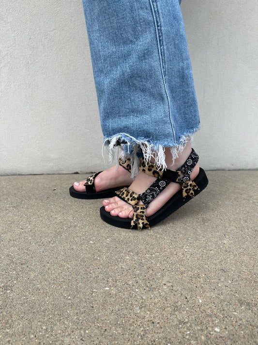 Bessie Leopard Sandal