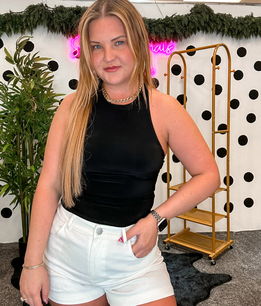 Chain Back Halter Top