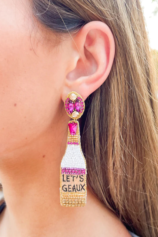 Let's Geaux Earring Bottles
