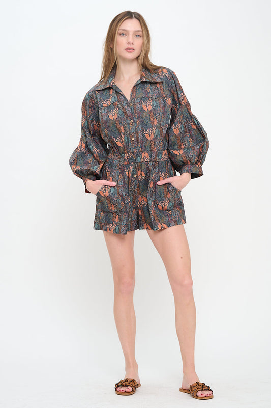 Autumn Canopy Romper