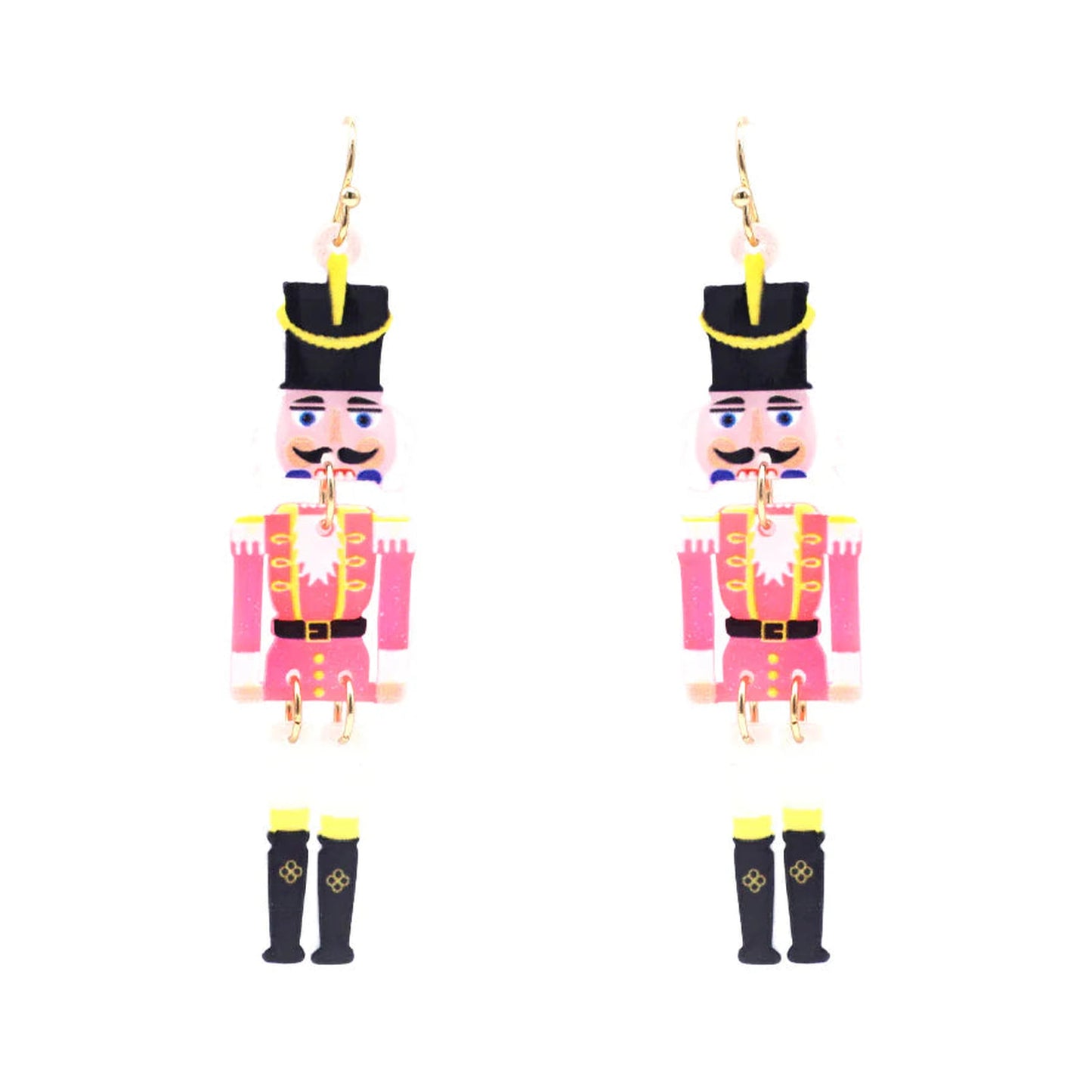 Pink Nutcrackers Earrings