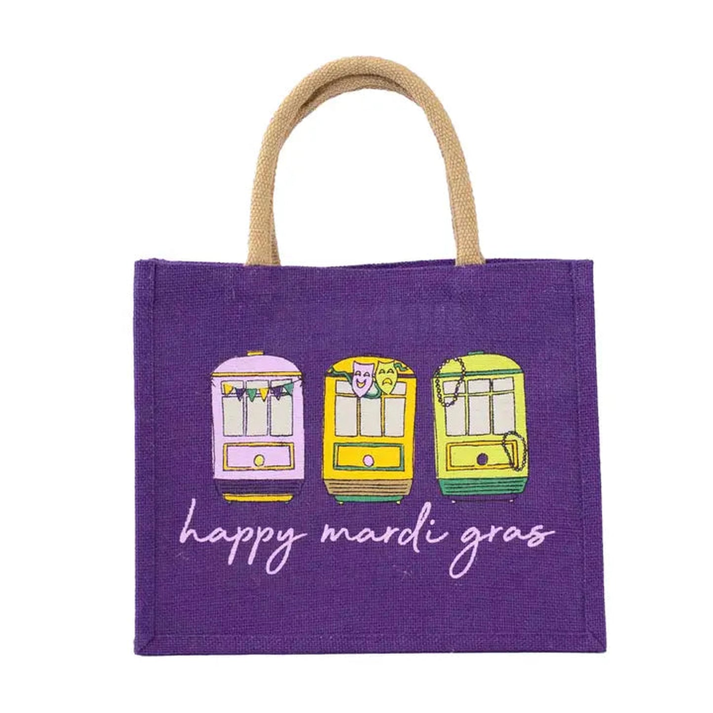 Streetcar Mardi Gras Gift Tote