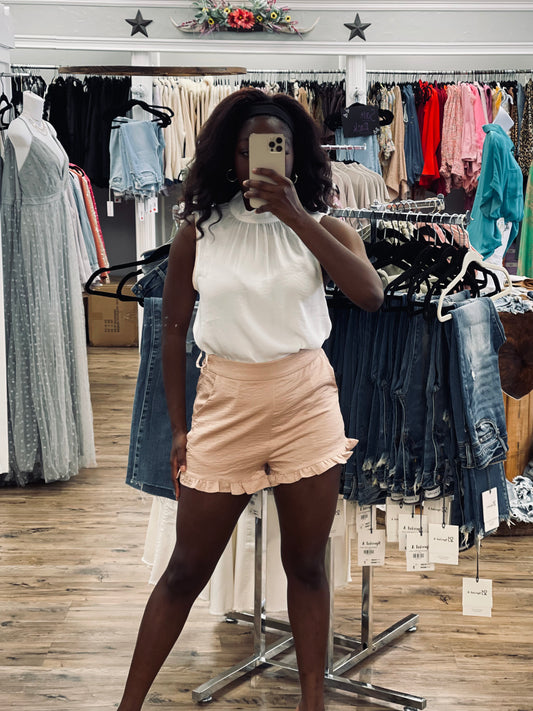 Living In the Ruffles Shorts