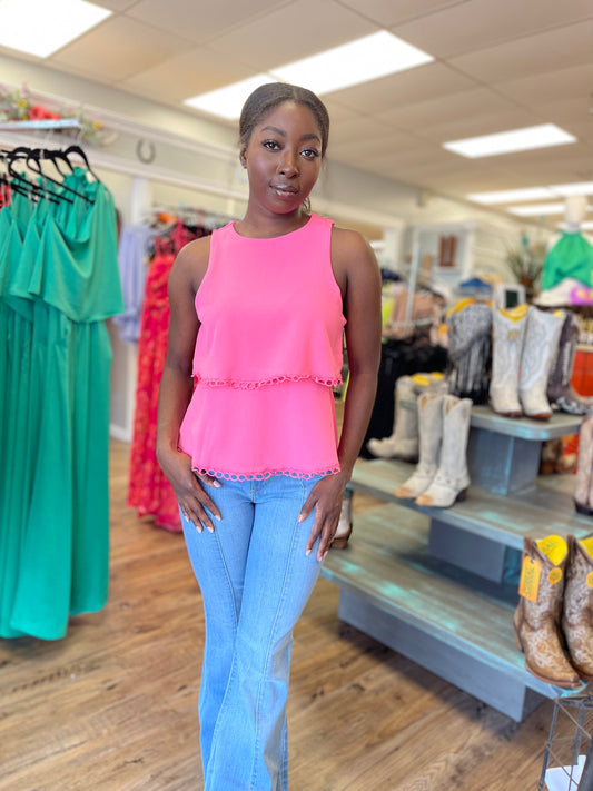 The Happy Layered Sleeveless Top