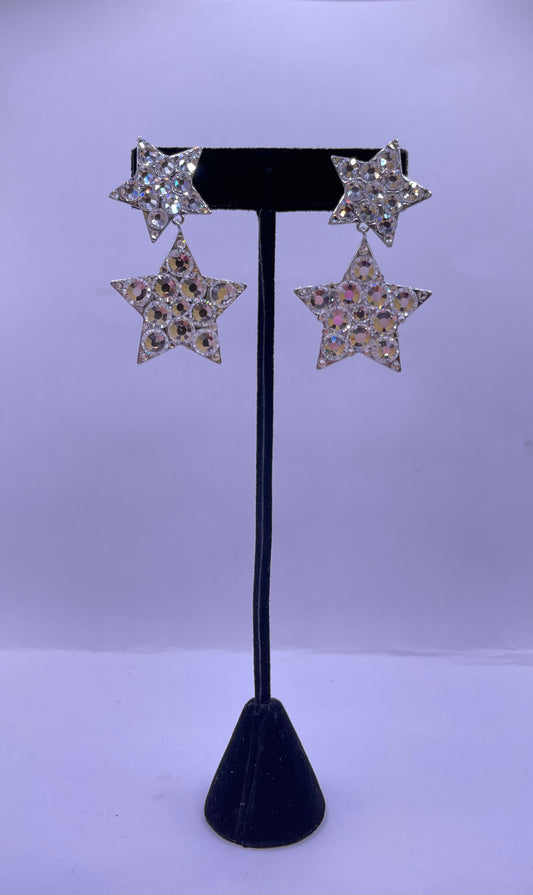 Double Star Earrings