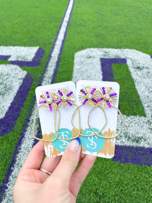 Gameday Sunburst Hoops